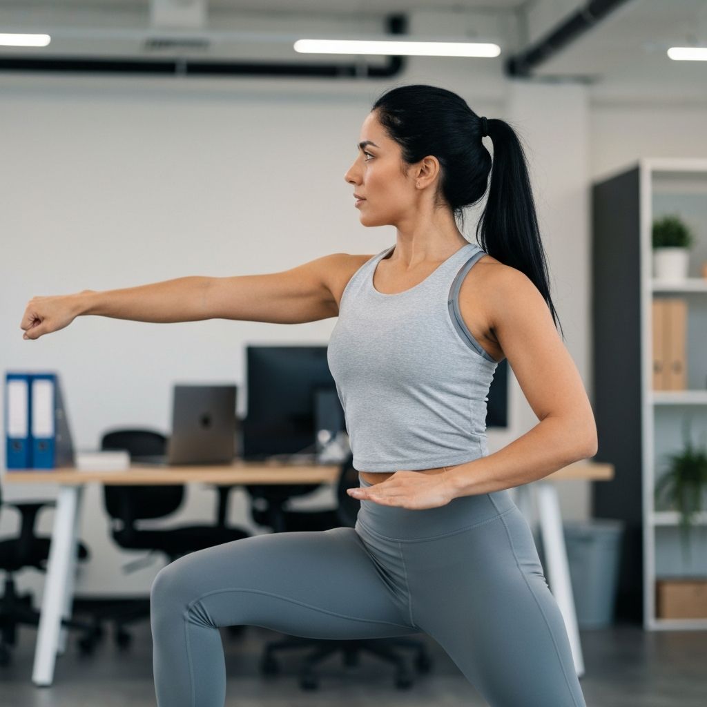 Bewegungsübungen für Büroarbeit